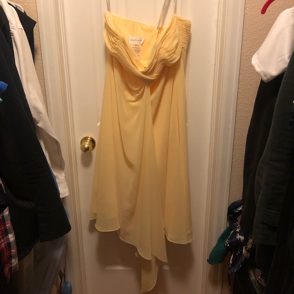 David’s bridal bridesmaid dress.